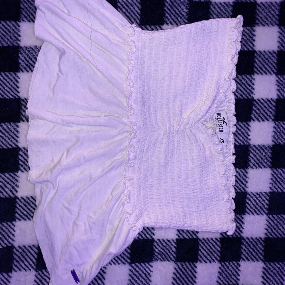 HOLLISTER TUBE TOP WHITE XS
